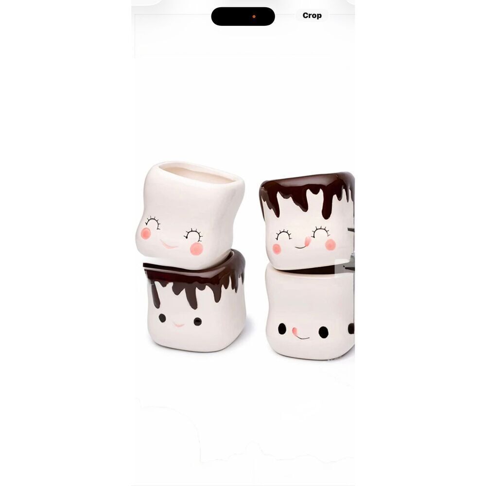 Marshmallow Mugs Set of 4 Cute Marshmallow Cups